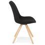 Voir la diapositive 3 : Paris Prix Chaise Scandinave  Lademo  82cm Noir & Naturel