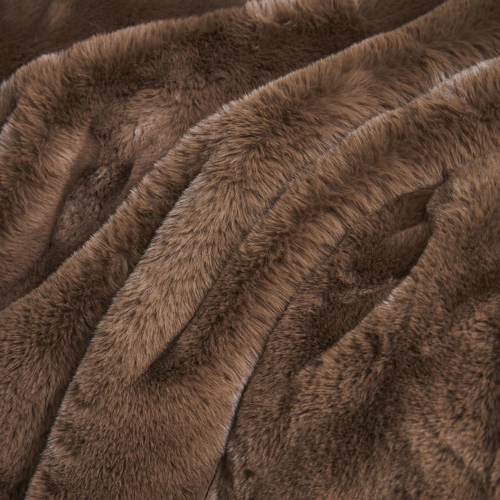 Voir la diapositive 4 : FUTURE HOME Plaid fausse fourrure 150x200 cm
