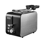 DELONGHI Grille-pain De'Longhi CTX2203.BK 2 tranches noir et argent