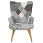 Voir la diapositive 2 : The Home Deco Factory Fauteuil de salon scandi Helsinki