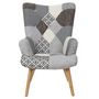 Voir la diapositive 2 : The Home Deco Factory Fauteuil de salon scandi Helsinki