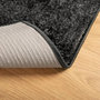 Voir la diapositive 5 : VIDAXL Tapis ISTAN a poils longs aspect brillant anthracite 140x200 cm