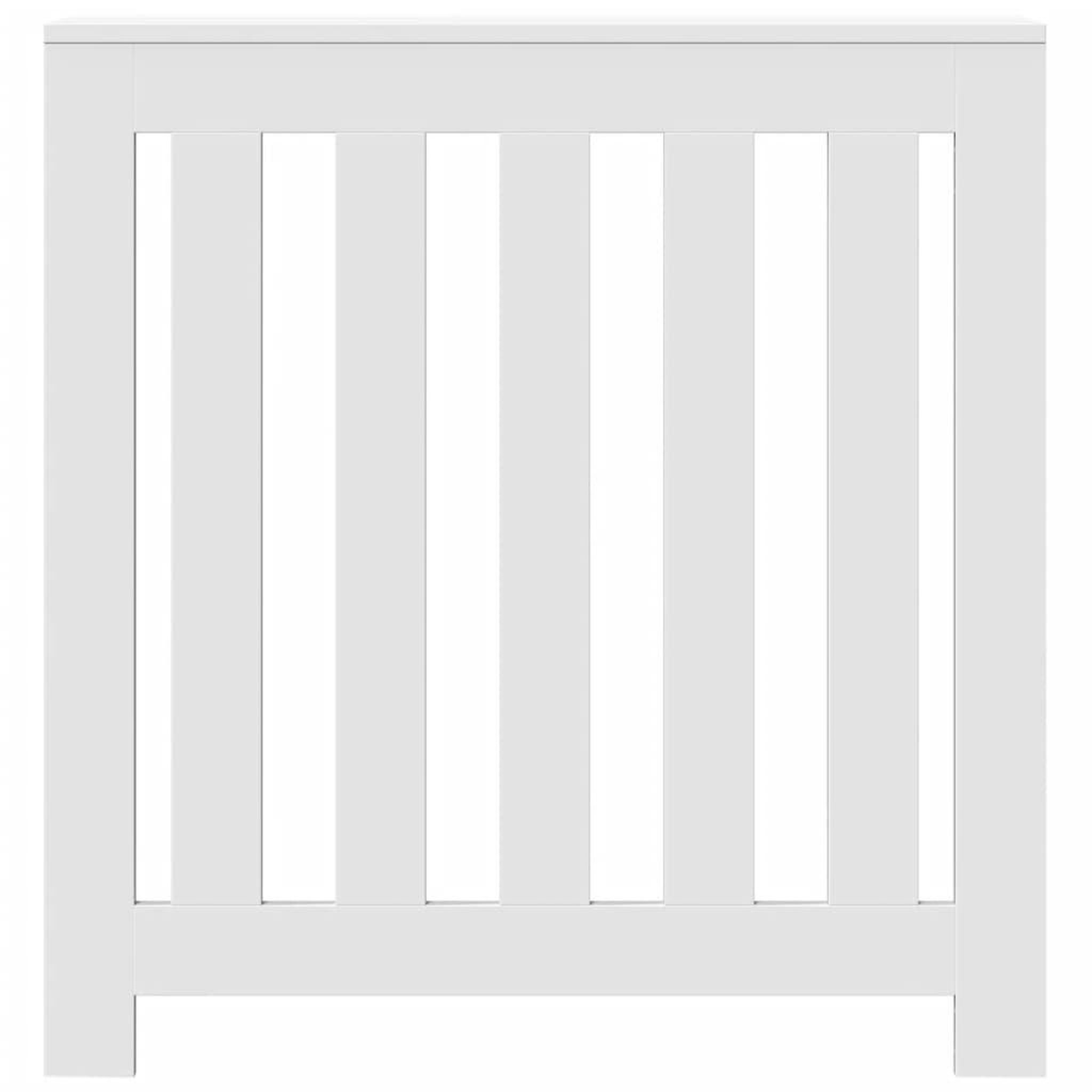Voir la diapositive 3 : VIDAXL Cache-radiateur blanc 78x20x82 cm bois d'ingenierie