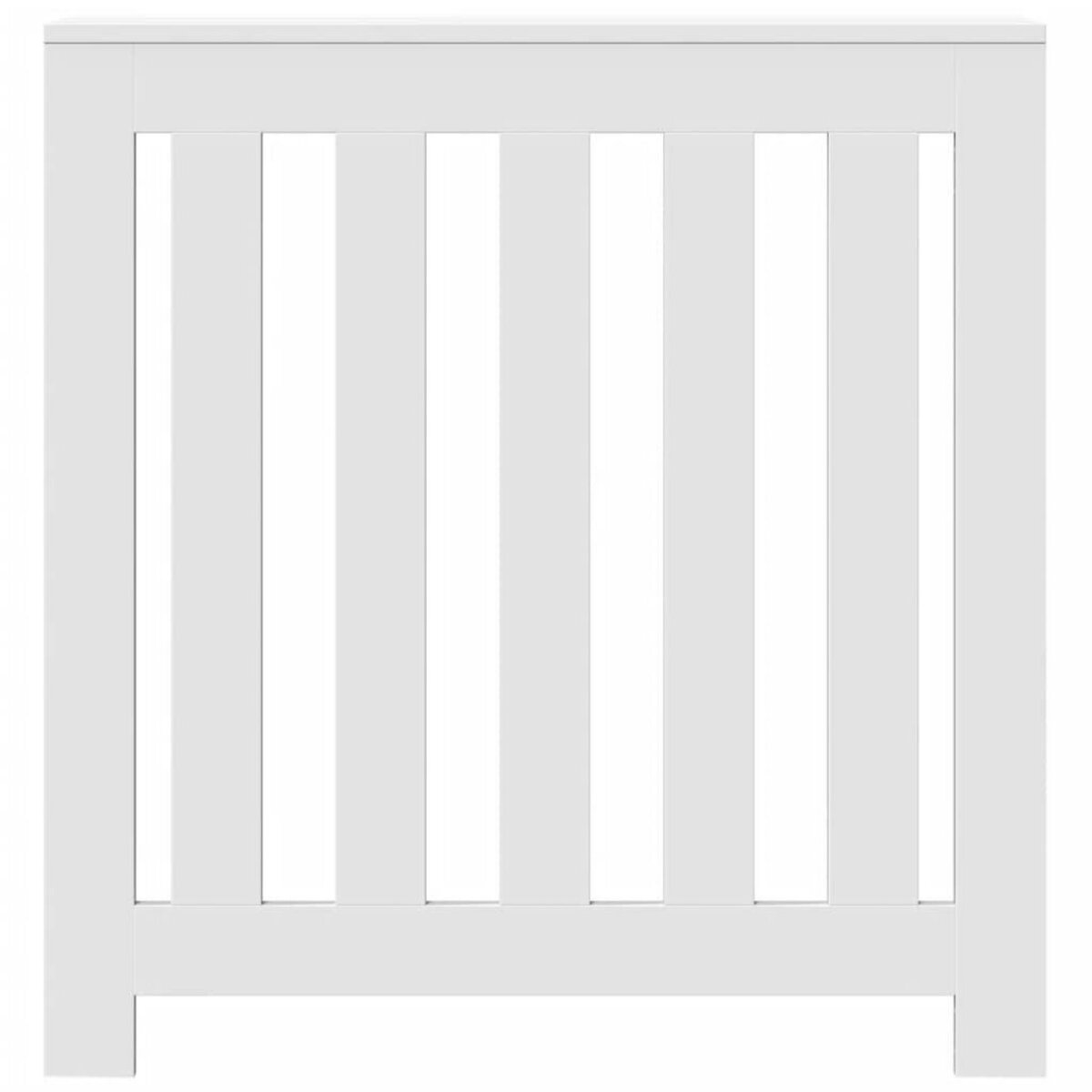 VIDAXL Cache-radiateur blanc 78x20x82 cm bois d'ingenierie