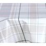 Voir la diapositive 3 : HABITABLE Nappe en toile cirée ronde Carreau - Diam. 135 cm - Ecru