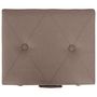 Voir la diapositive 4 : VIDAXL Tabouret de rangement 40 cm Marron Tissu