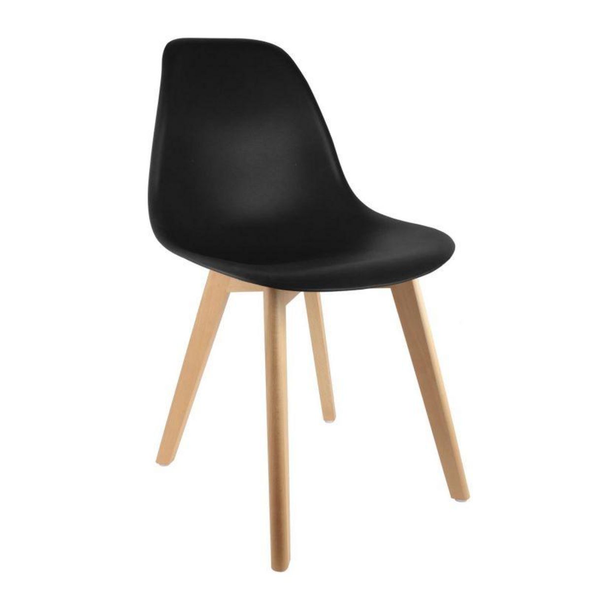Paris Prix Lot de 4 Chaises Scandinave  Atun  86cm Noir