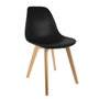 Voir la diapositive 2 : Paris Prix Lot de 4 Chaises Scandinave  Atun  86cm Noir