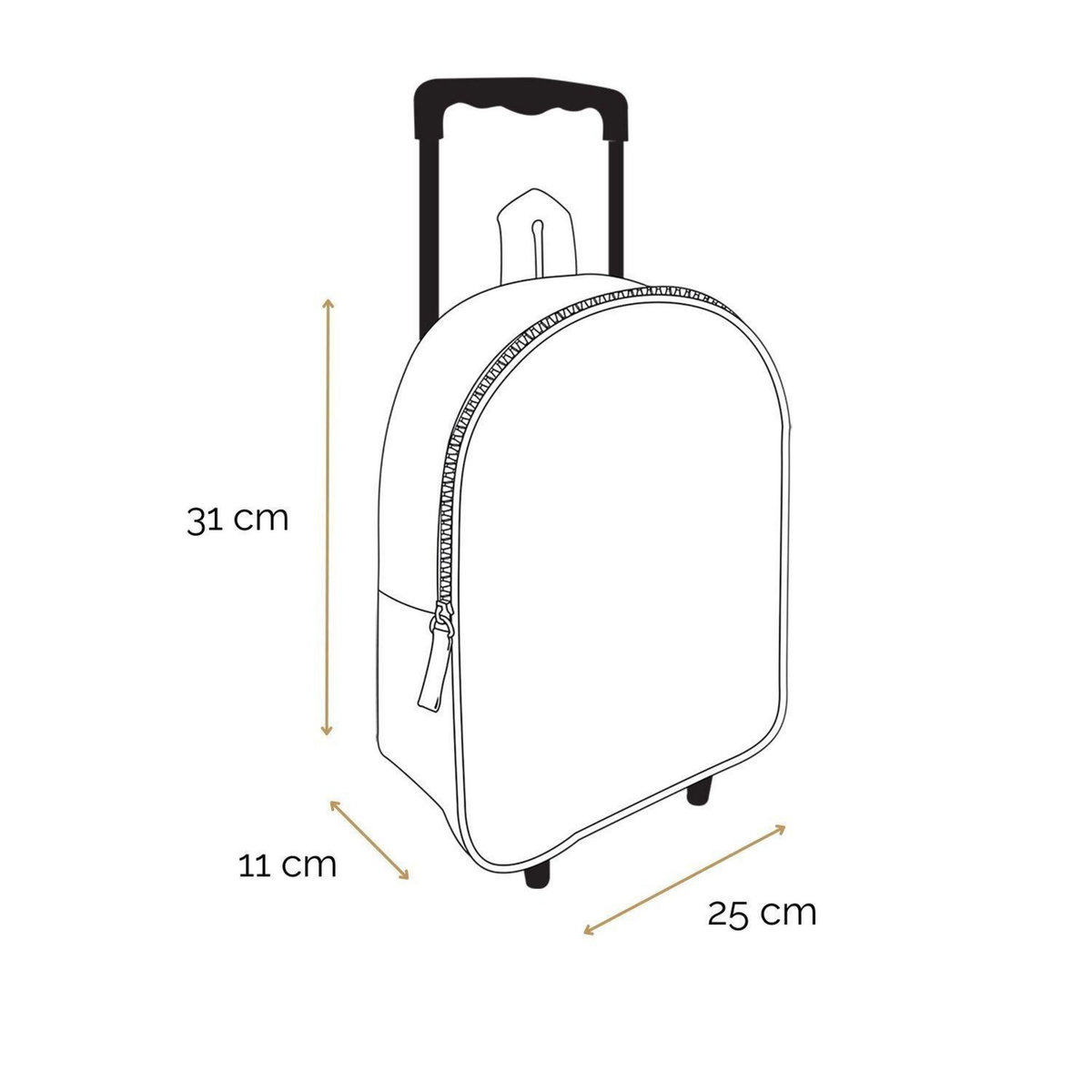 Bagtrotter BAGTROTTER Sac à dos à roulettes 31 cm maternelle Tortues Ninja Bleu