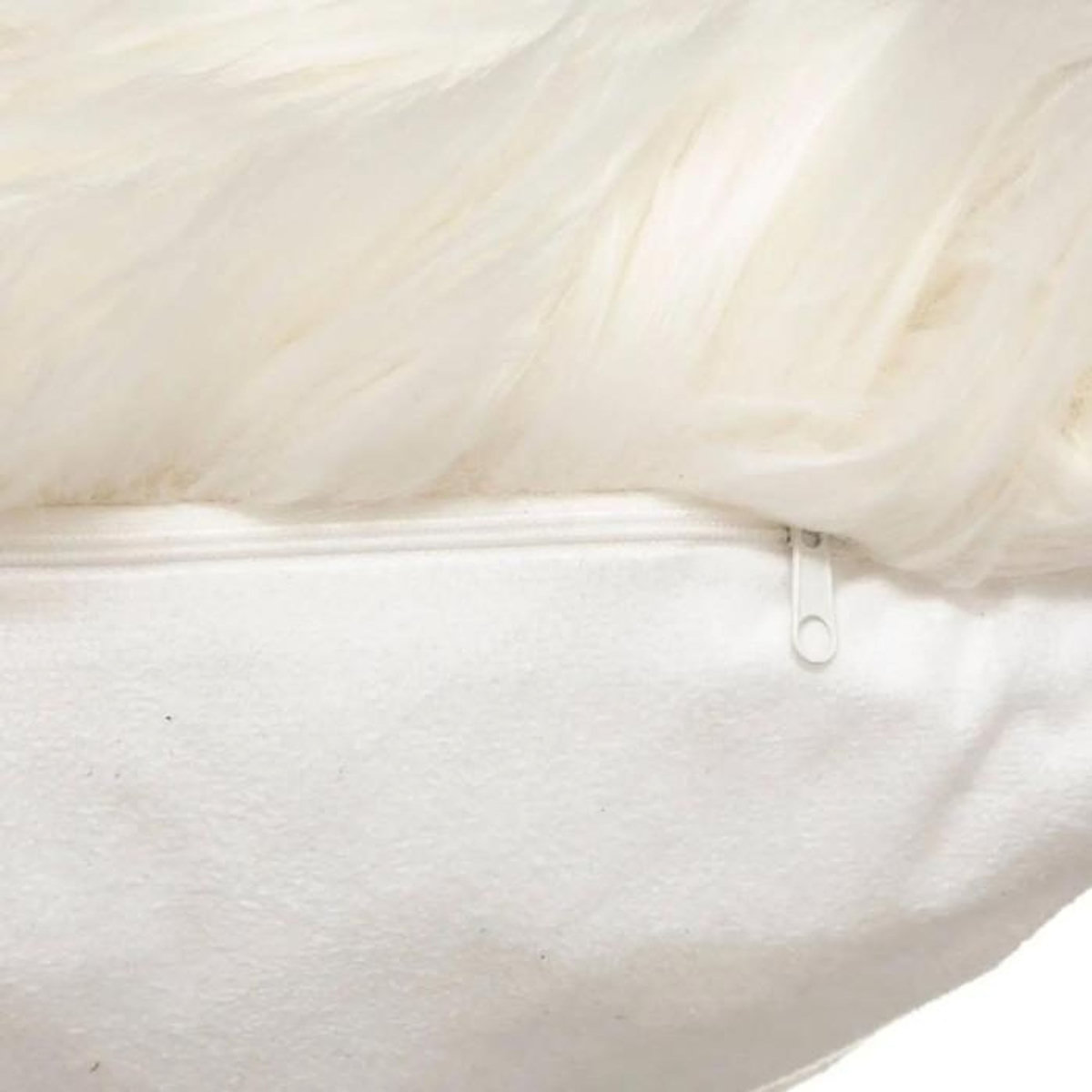 ATMOSPHERA Coussin Imitation Fourrure  Oslo  35x75cm Ivoire