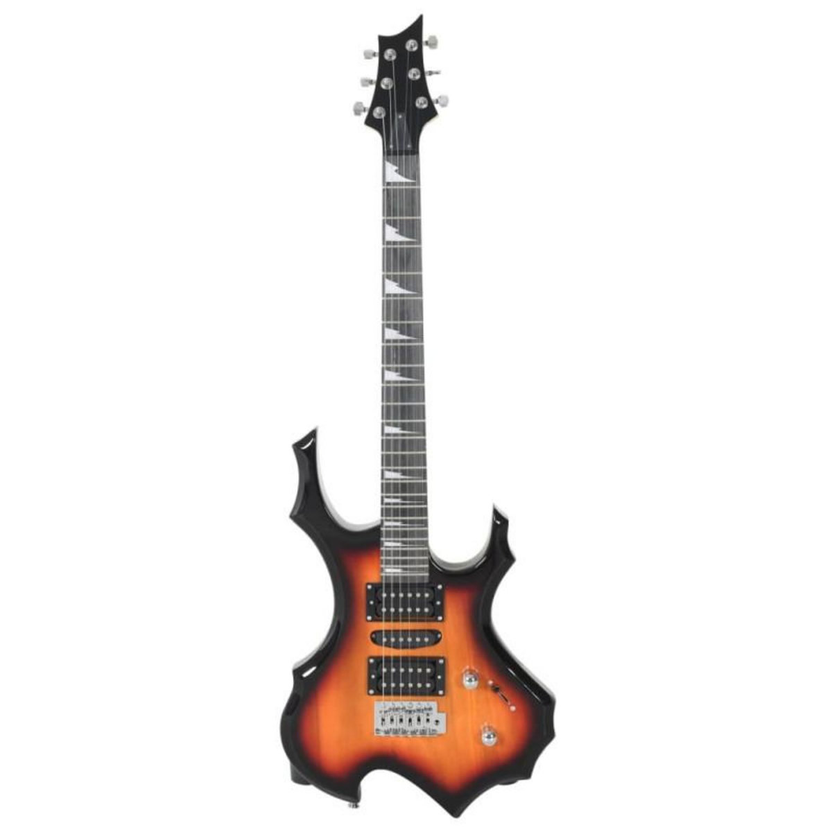 VIDAXL Guitare électrique pour débutants et sac marron et noir 4 4 39