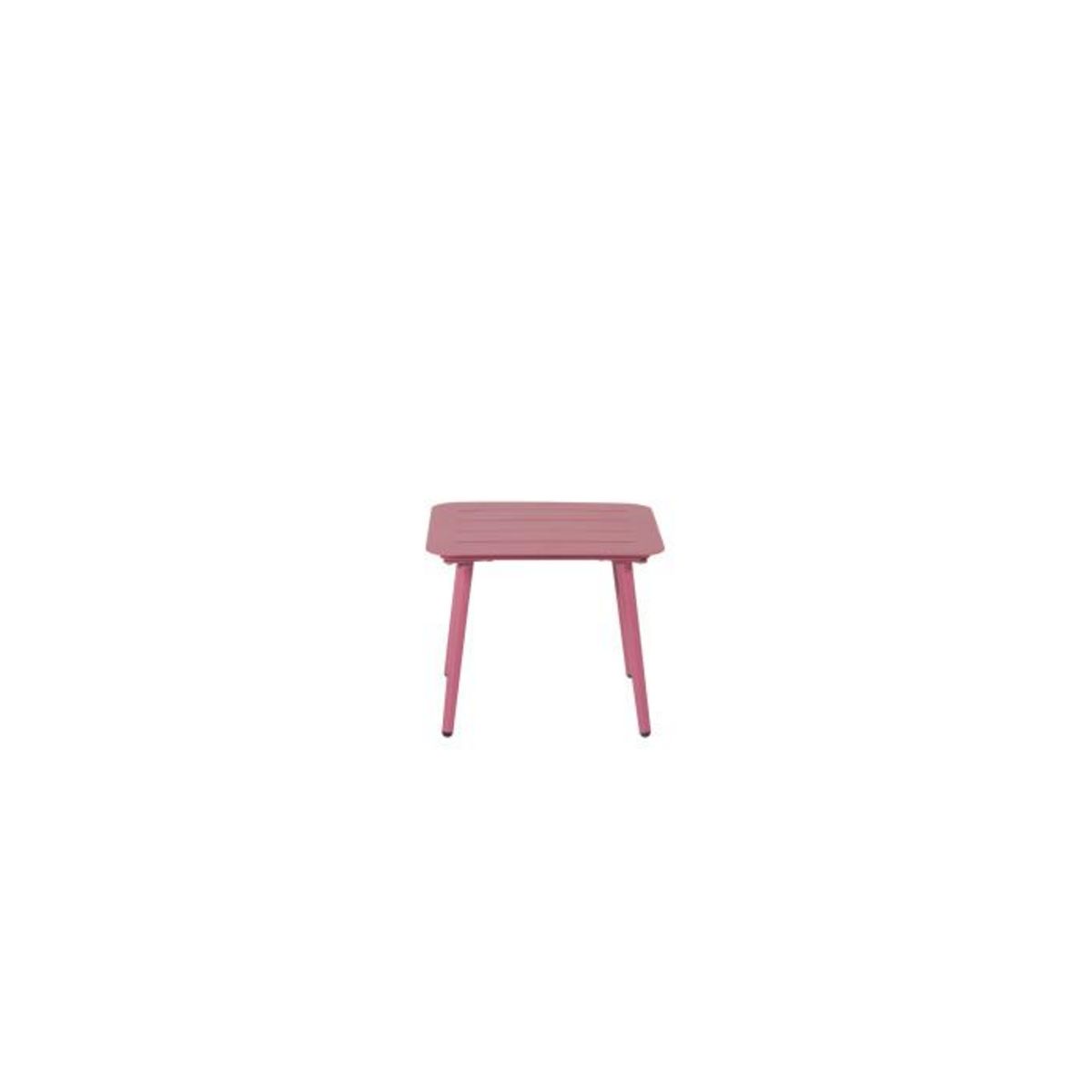 Paris Prix Table d'Appoint de Jardin Carrée  Lina  40cm Rose