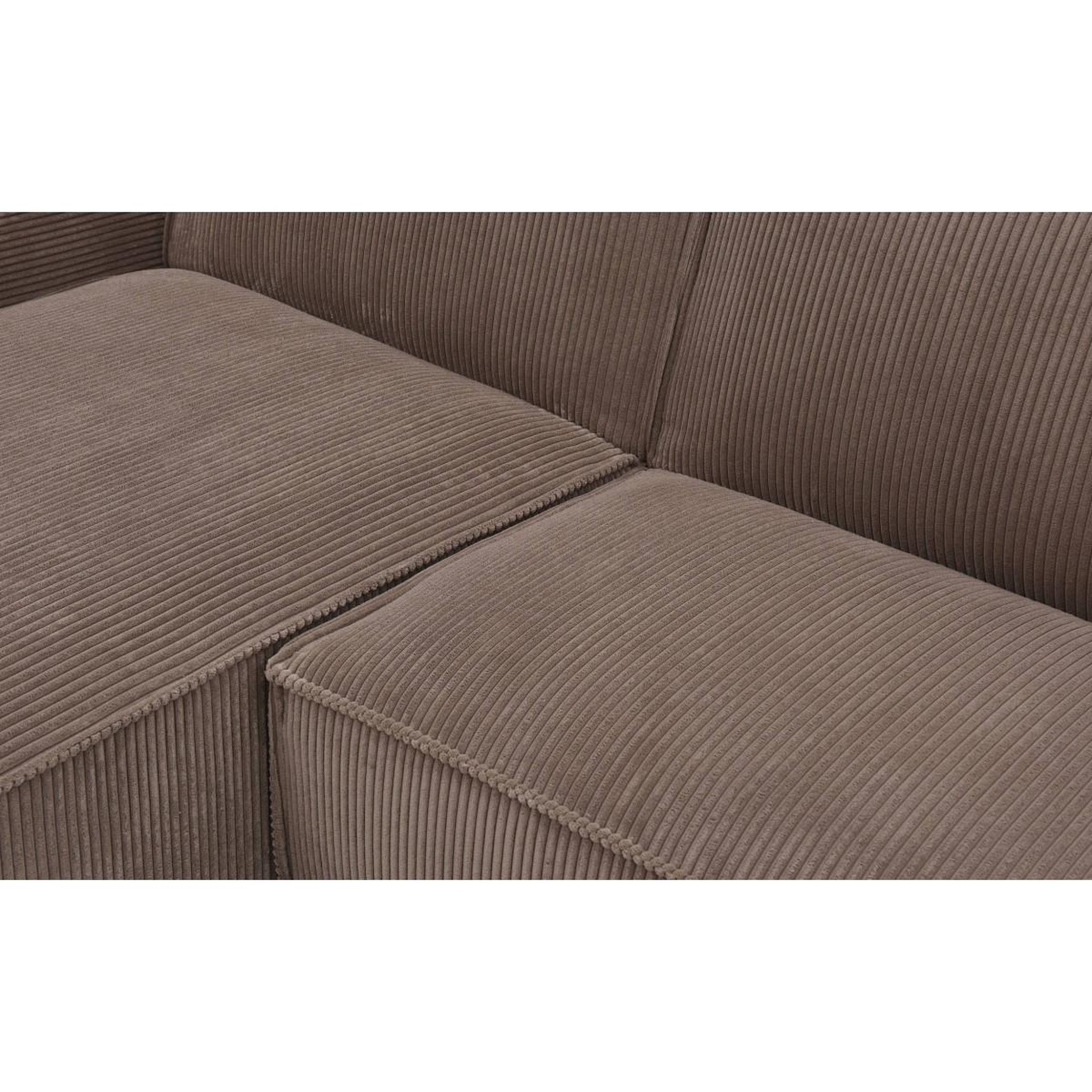 Voir la diapositive 5 : Paris Prix Canapé d'angle réversible convertible  hester  293cm taupe