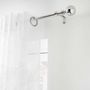 Voir la diapositive 2 : Douceur d'Intérieur Kit de tringle à rideaux extensible Eclipse - L210 /L380 cm - Chromé