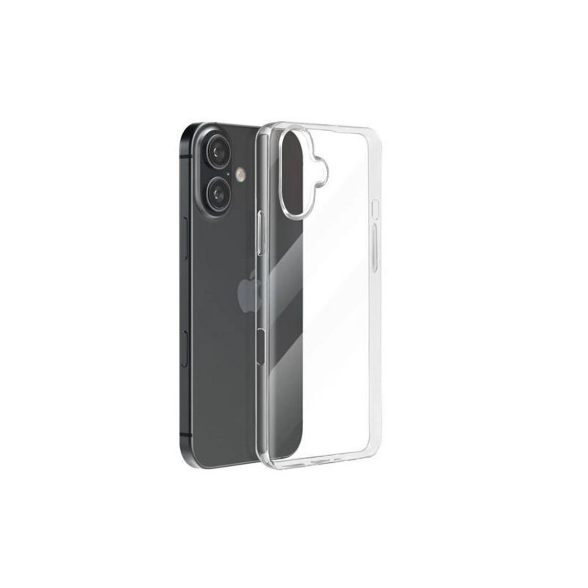 MOXIE Pack coque et verre trempé 2,5D Moxie pour iPhone 16 Transparent