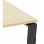 Voir la diapositive 3 : Paris Prix Bureau Bench Design  Dane  160cm Noir & Naturel
