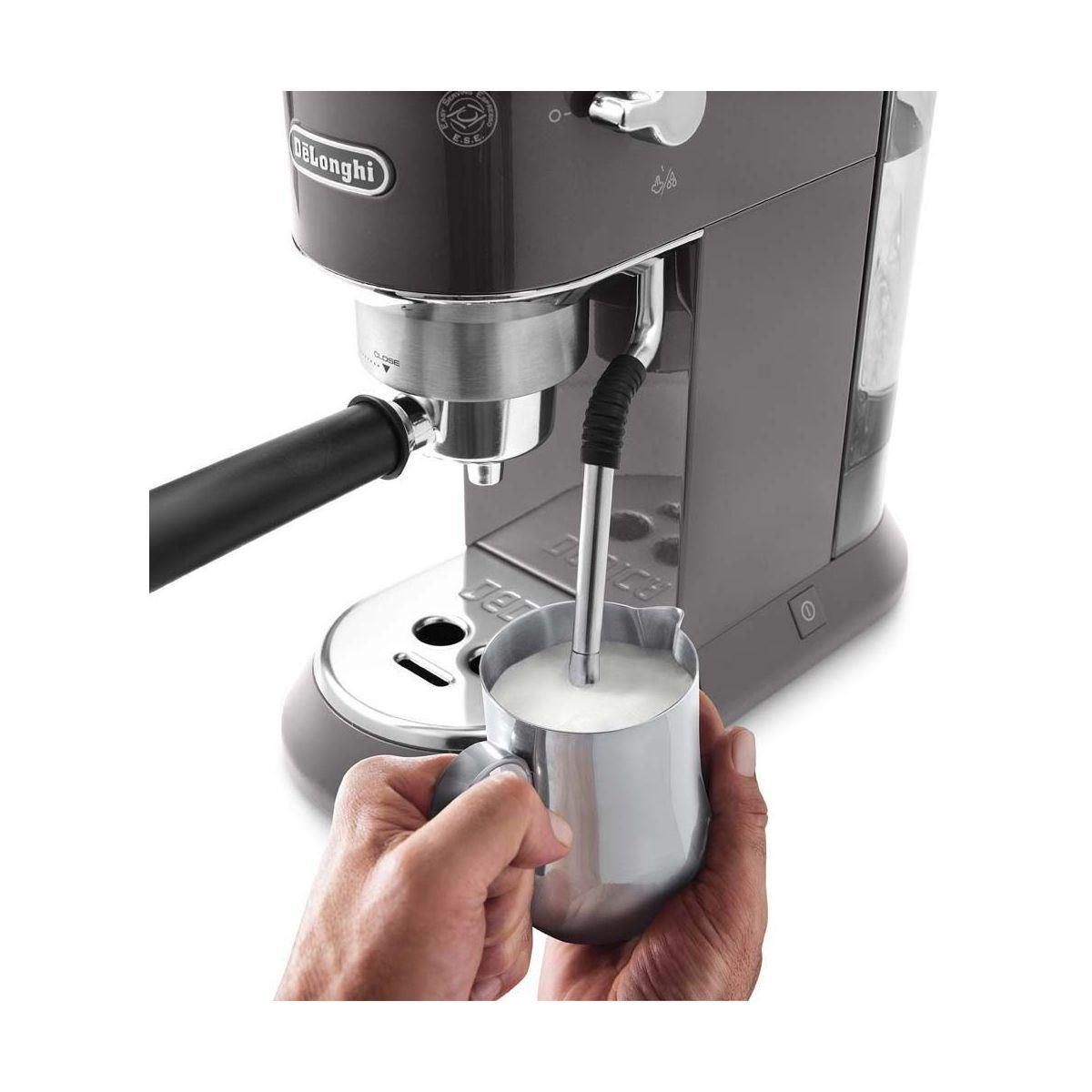 DELONGHI Machine à expresso dedica arte EC885.GY grey metallics