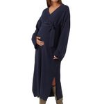 MAMALICIOUS Robe de grossesse  Femme Mamalicious  annie. Coloris disponibles : Bleu