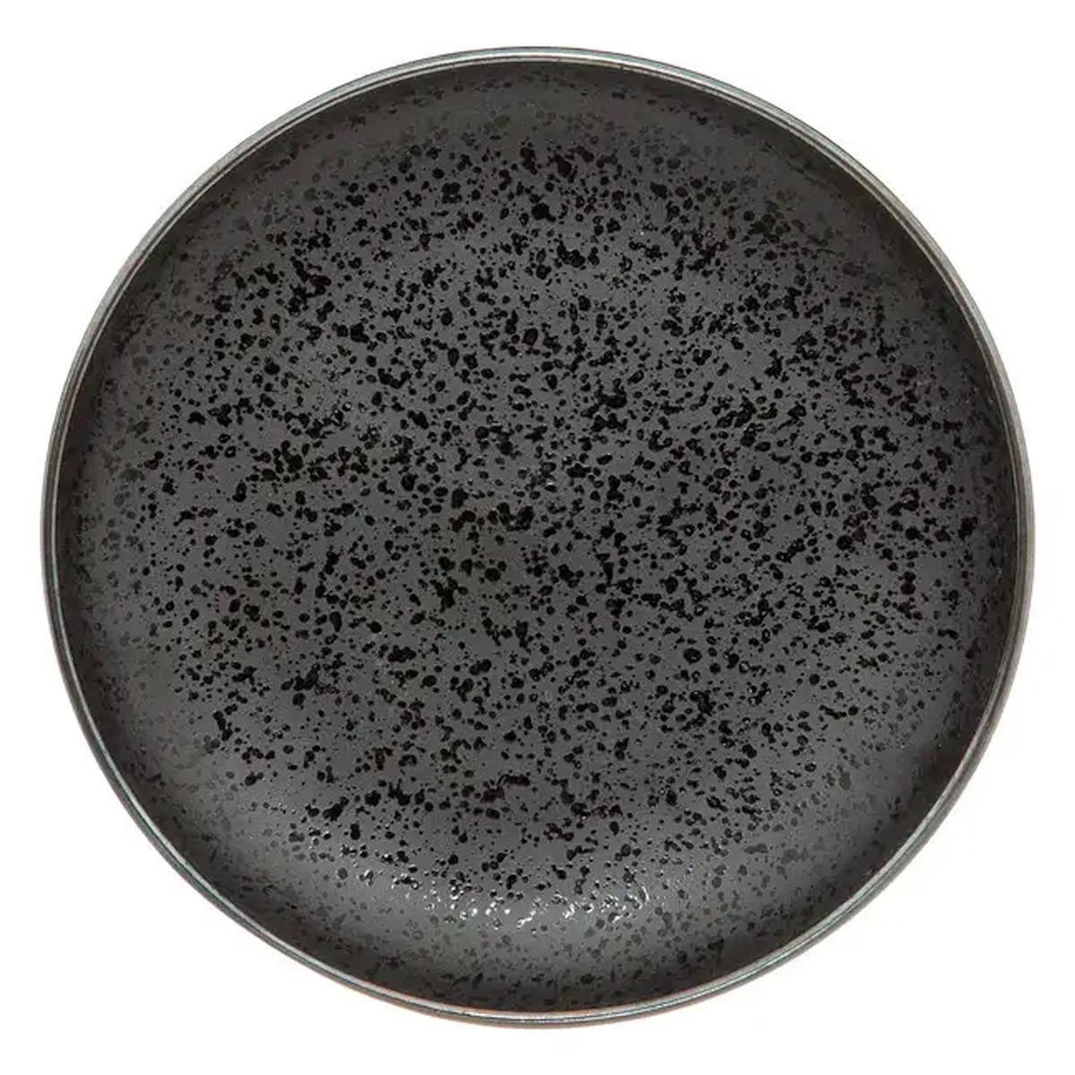 SECRET DE GOURMET Lot de 6 Assiettes à Dessert  Loft  17cm Noir