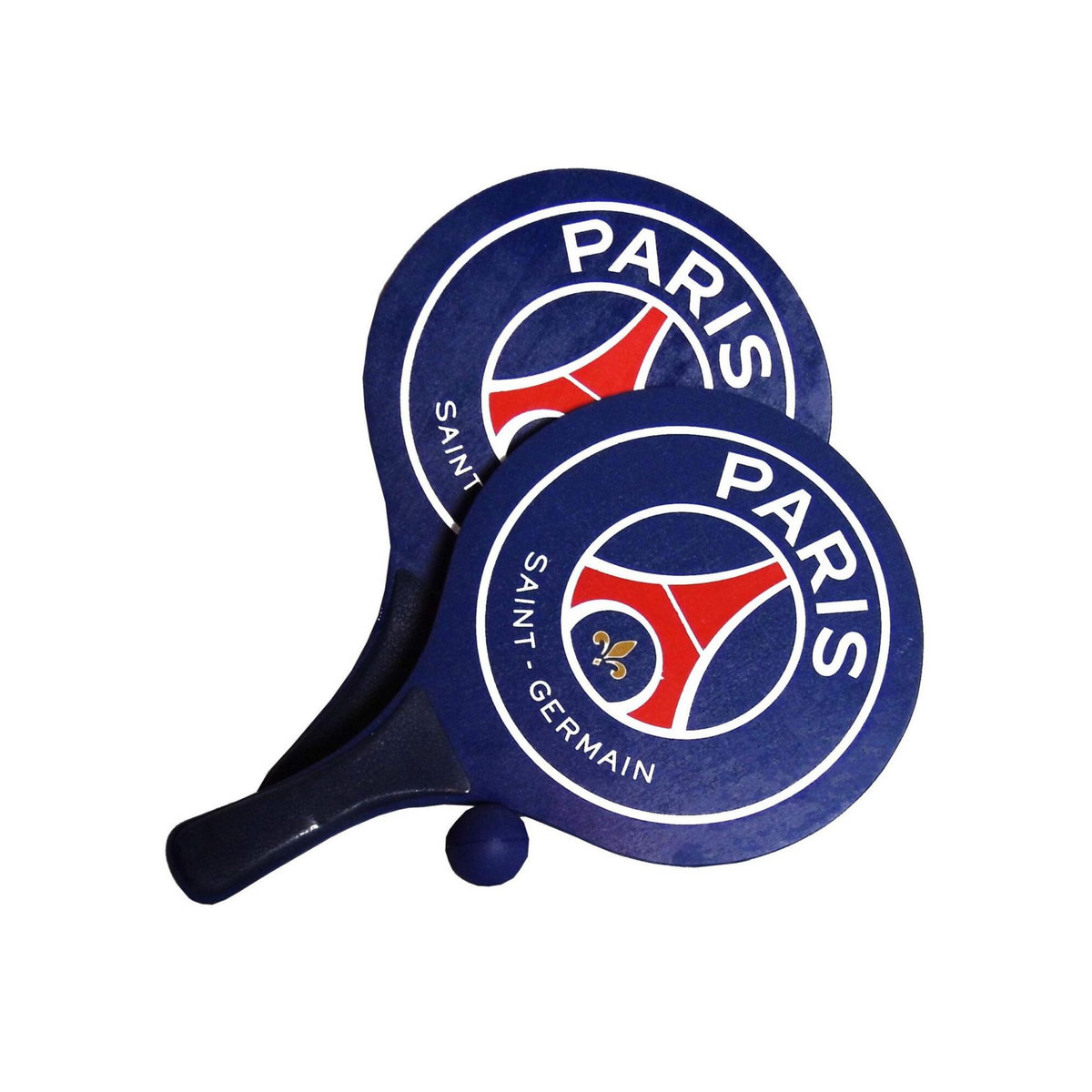 PSG Raquettes de plage - Paris Saint Germain - Balle inclus - Dimensons : 33 x 18,3 cm