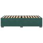 Voir la diapositive 5 : VIDAXL Cadre de lit sans matelas vert fonce 90x200 cm velours