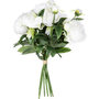 Voir la diapositive 1 : ATMOSPHERA Bouquet de Fleurs  13 Pivoines  50cm Blanc