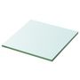 Voir la diapositive 1 : VIDAXL Panneau pour etagere Verre transparent 30 x 30 cm