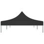 Voir la diapositive 4 : VIDAXL Toit de tente de reception 6x3 m Noir 270 g/m^2