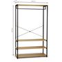 Voir la diapositive 3 : Dressing ouvert style indsutriel bois et métal L100 cm HOUSTON