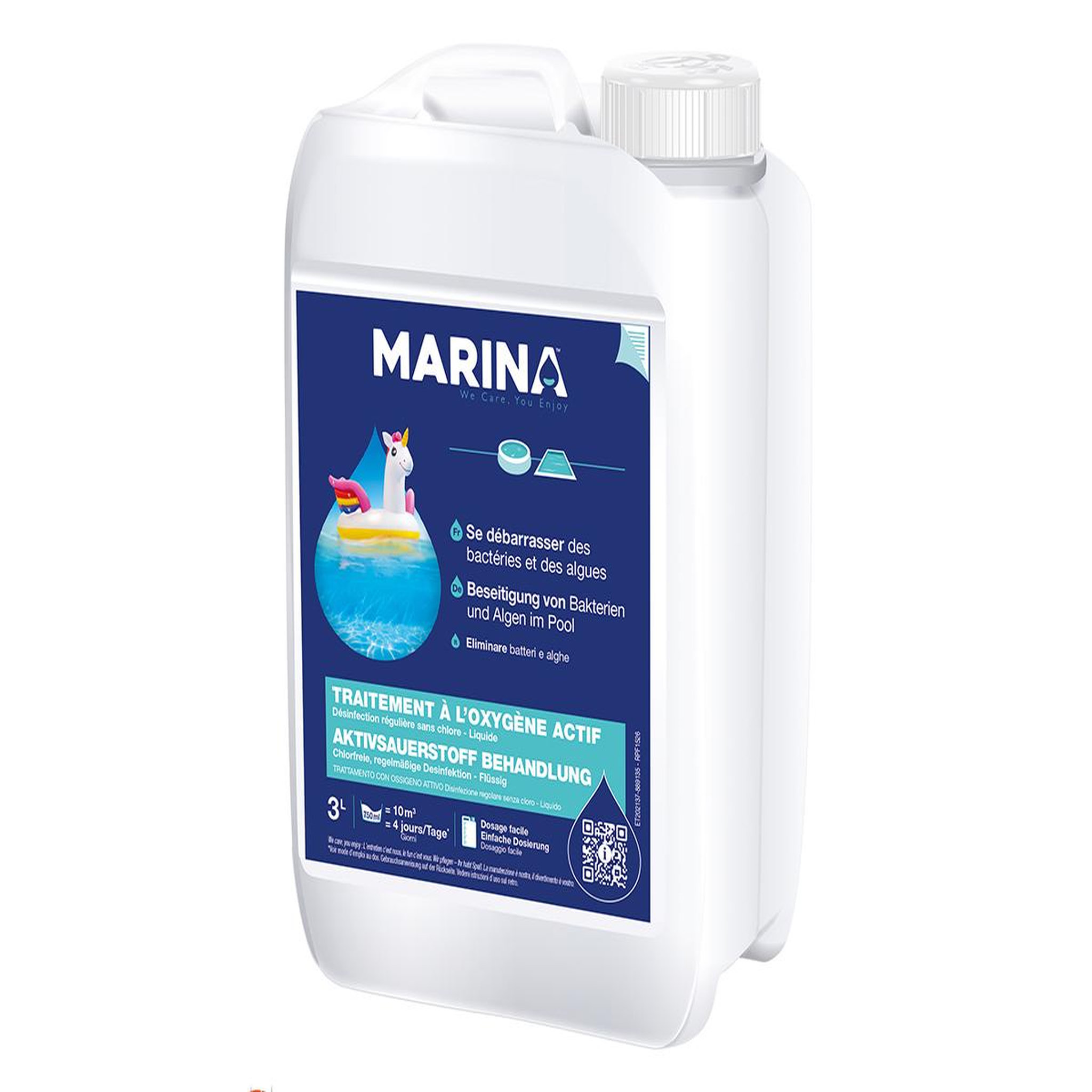 MARINA Traitement à l'oxygène actif sans chlore 3 l - marina
