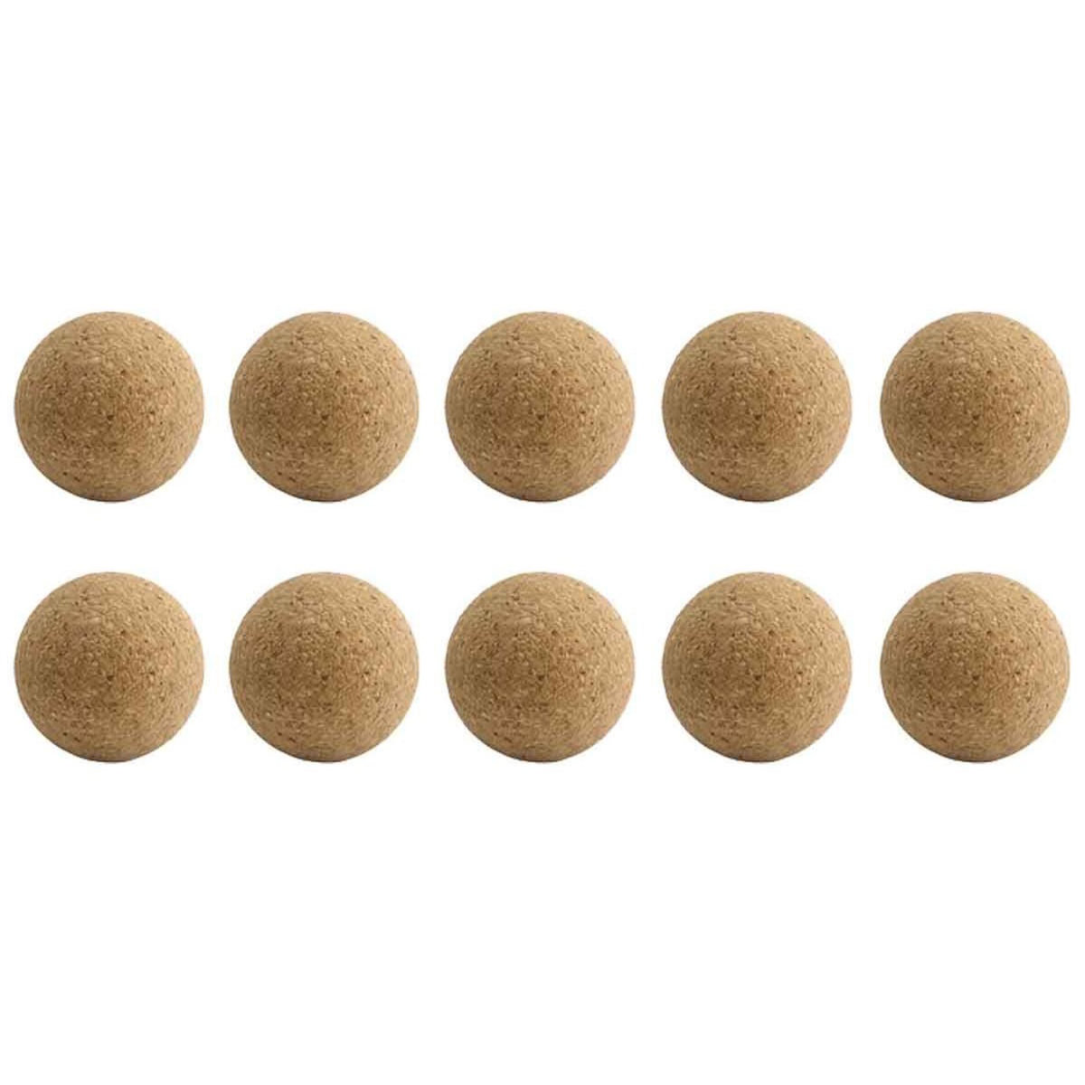 Paris Prix Lot de 10 Balles de Baby Foot  Liège  3cm Naturel