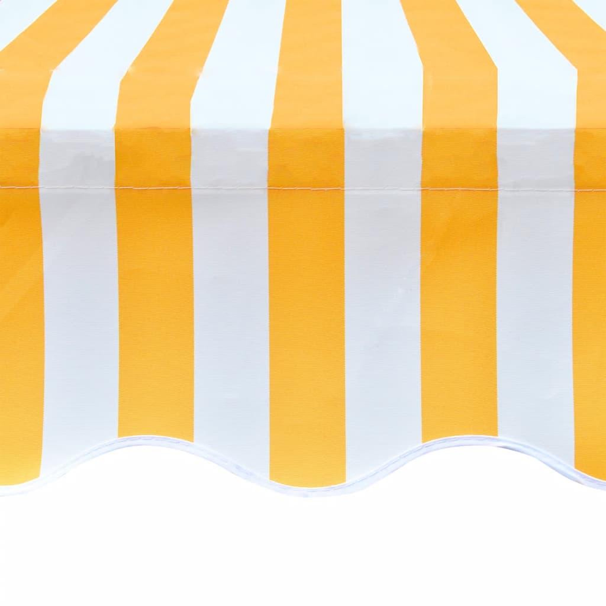 Voir la diapositive 4 : VIDAXL Toile d'auvent Orange et blanc 350x250 cm