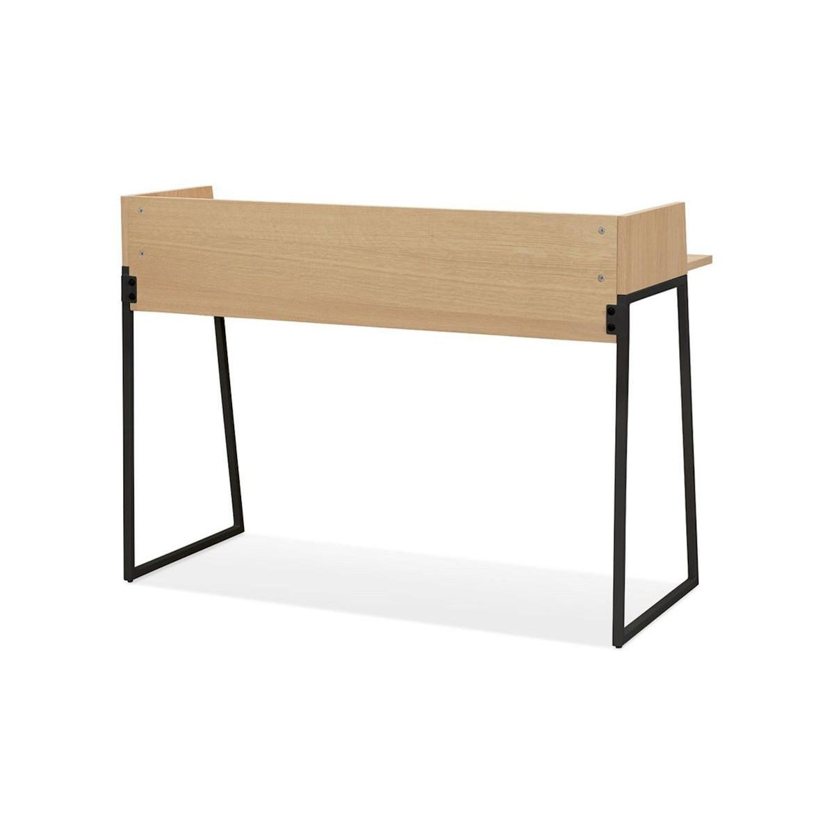Paris Prix Bureau Design  Zélana  120cm Naturel & Noir