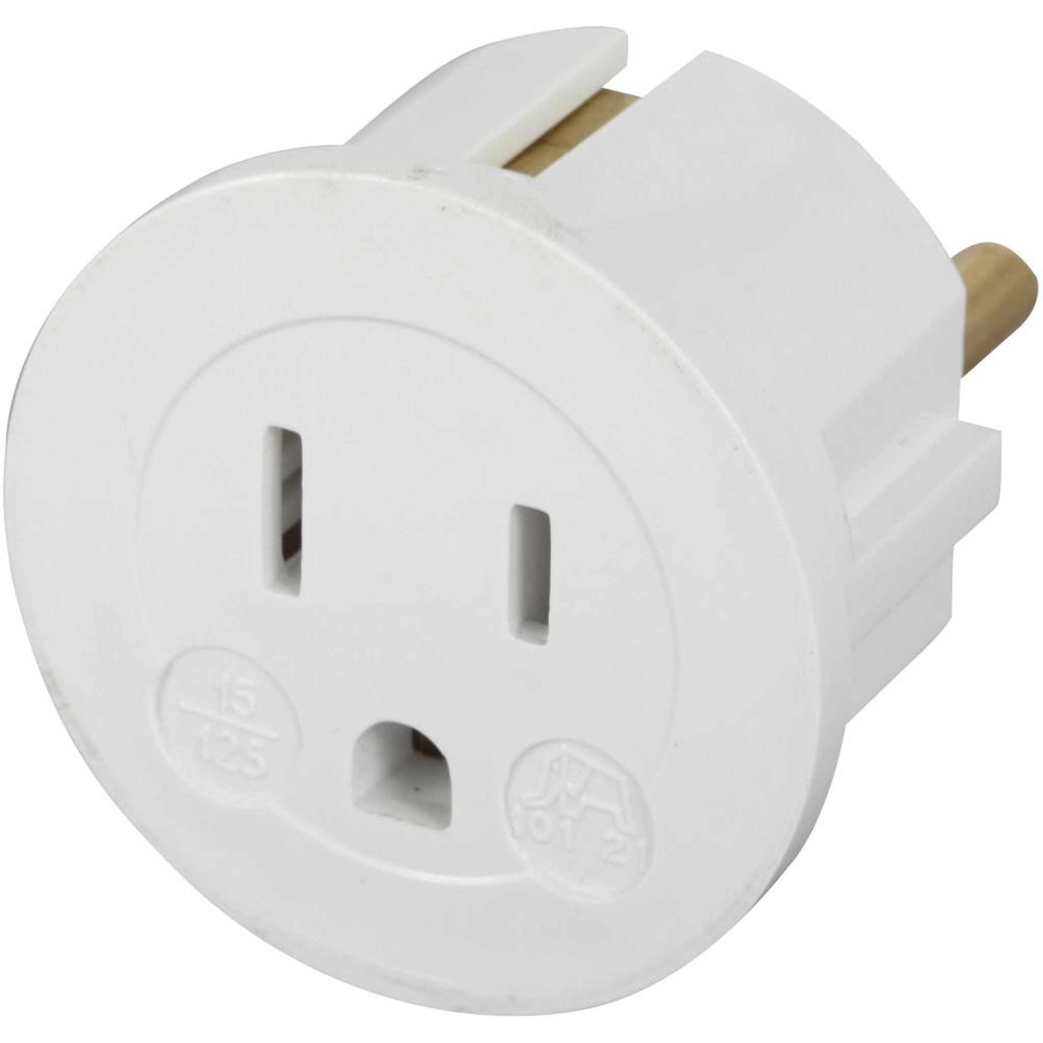CENTRALE BRICO Adaptateur Etats-Unis vers Europe sans terre 701970 DEBFLEX