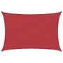 Voir la diapositive 2 : VIDAXL Voile d'ombrage 160 g/m^2 Rouge 3,5x4,5 m PEHD