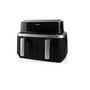 Voir la diapositive 2 : NEDIS Friteuse sans huile double 2600w noir - KAAF320BK