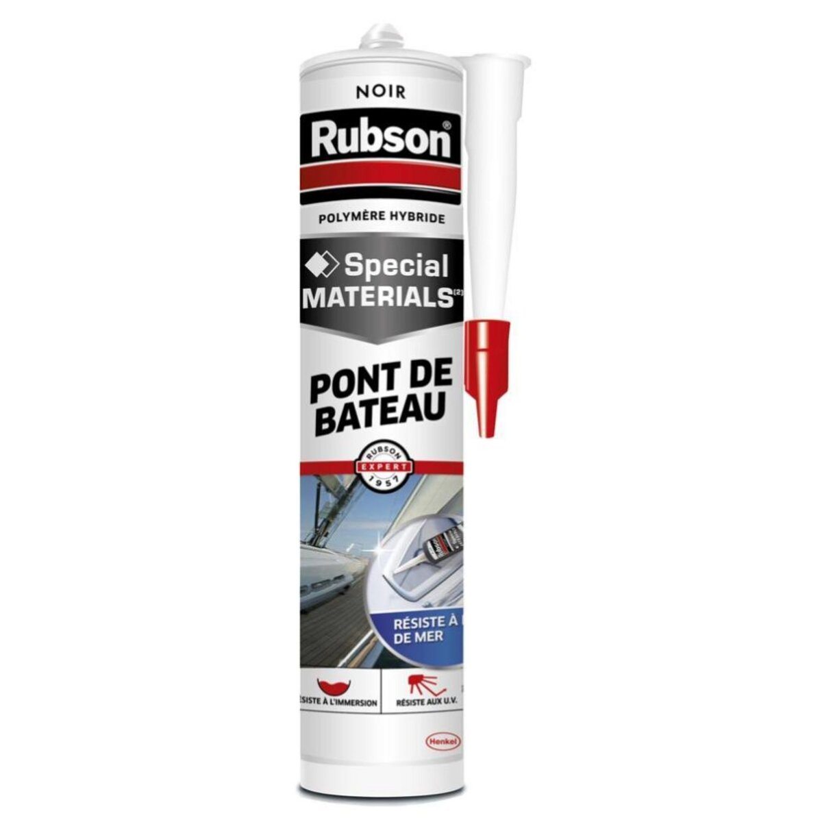 rubson Mastic d'étanchéité usage spécifique pont de bateaux RUBSON noir 280ml