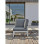 Voir la diapositive 6 : Paris Prix Salon de Jardin d'Angle 6 Places  Valencia  166cm Blanc