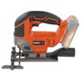 Voir la diapositive 2 : MARKET24 Scie sauteuse pendulaire sans fil 20V - DUAL POWER POWDP25300 - Bois - Orange - Vitesse 0-2300tr/min