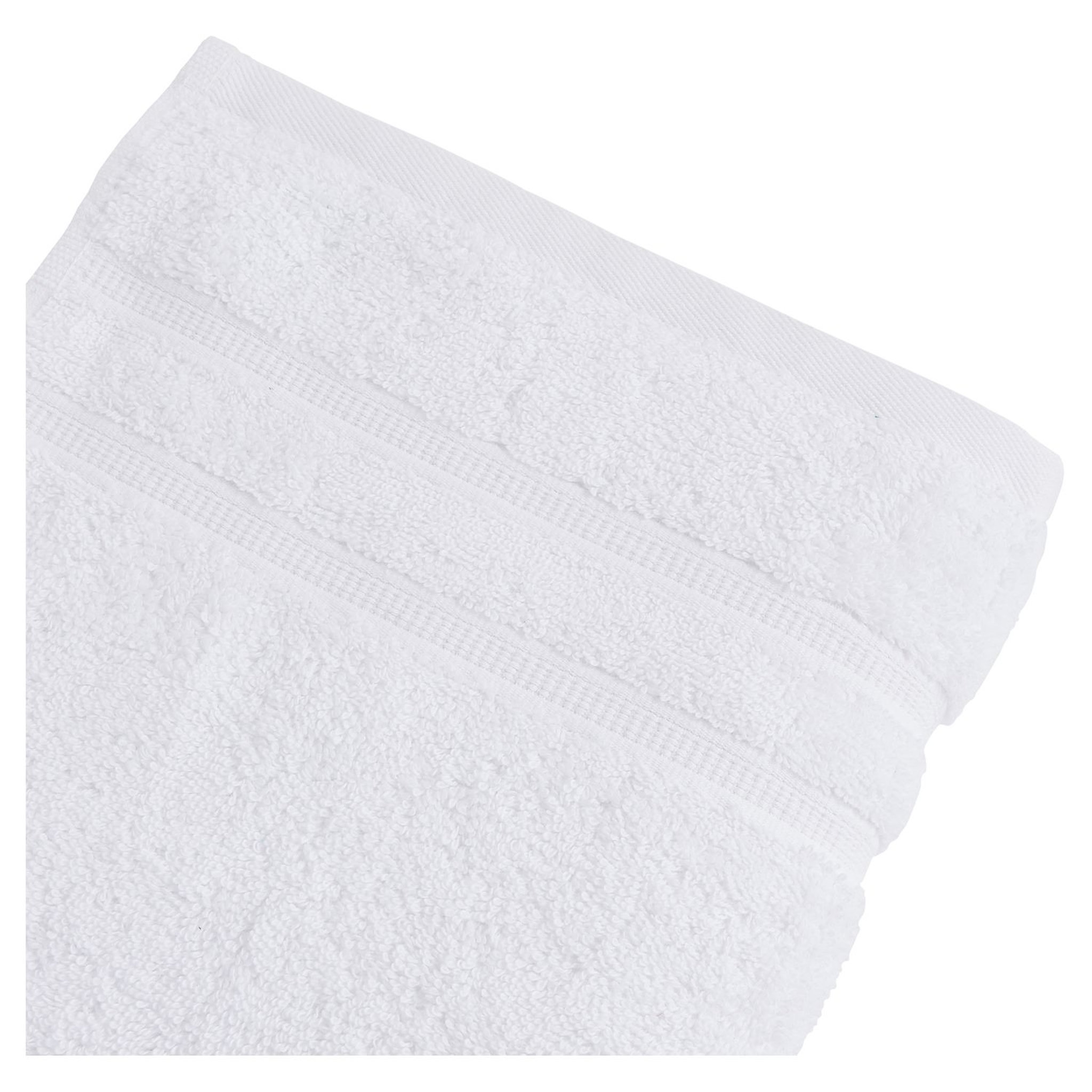 Voir la diapositive 3 : ACTUEL Serviette de toilette unie en coton 600 g/m²