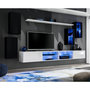 Voir la diapositive 1 : Paris Prix Ensemble Meuble TV Design  Switch XXV  280cm Noir & Blanc