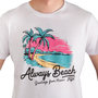 Voir la diapositive 2 : FREEGUN T-shirt homme en jersey 140GSM imprimé devant Hawaii
