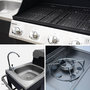 Voir la diapositive 5 : SWEEEK Barbecue au gaz D'Artagnan cuisine extérieure 5 brûleurs évier avec housse