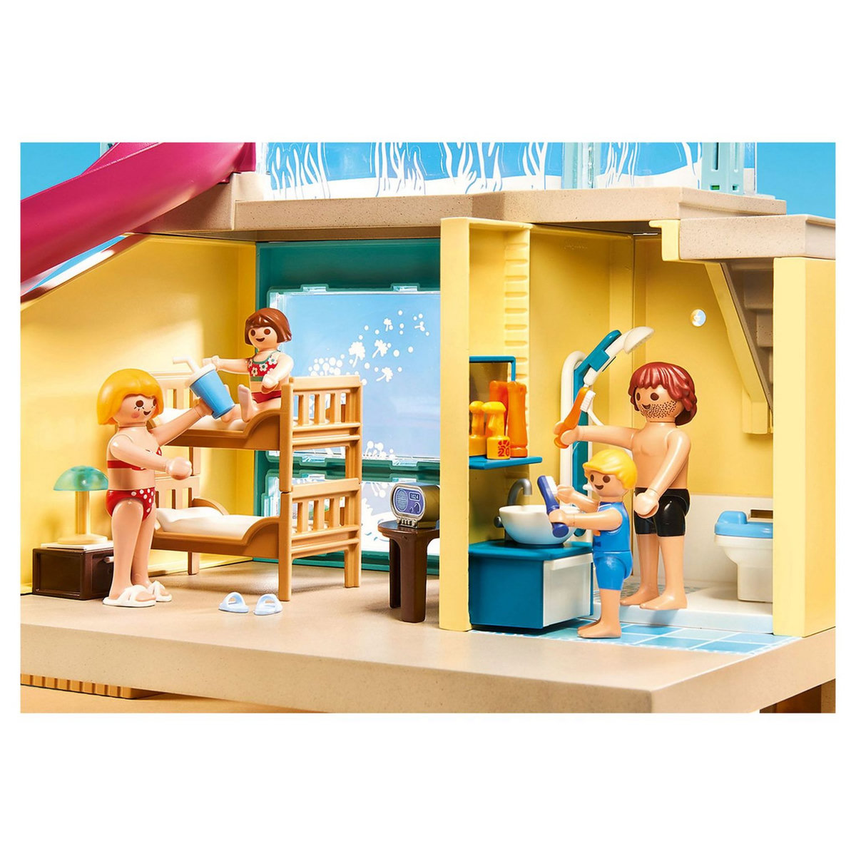 PLAYMOBIL 70435 - Family Fun - Bungalow avec piscine