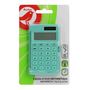 Voir la diapositive 1 : AUCHAN  Calculatrice arithmétique affichage 8 chiffres + étui - bleu ciel