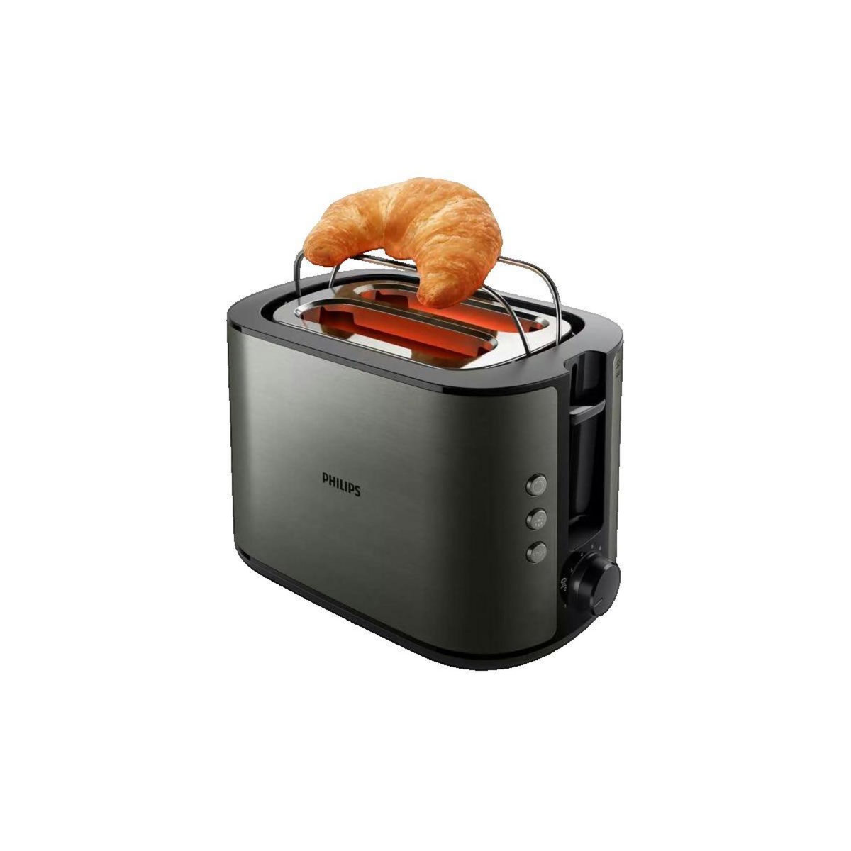 Philips Grille pain Philips HD2651/80 titane