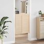 Voir la diapositive 3 : VIDAXL Portes battantes a persiennes 2paire 100x80 cm bois massif Pin