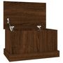 Voir la diapositive 2 : VIDAXL Boîte de rangement chene marron 50x30x28 cm bois d'ingenierie