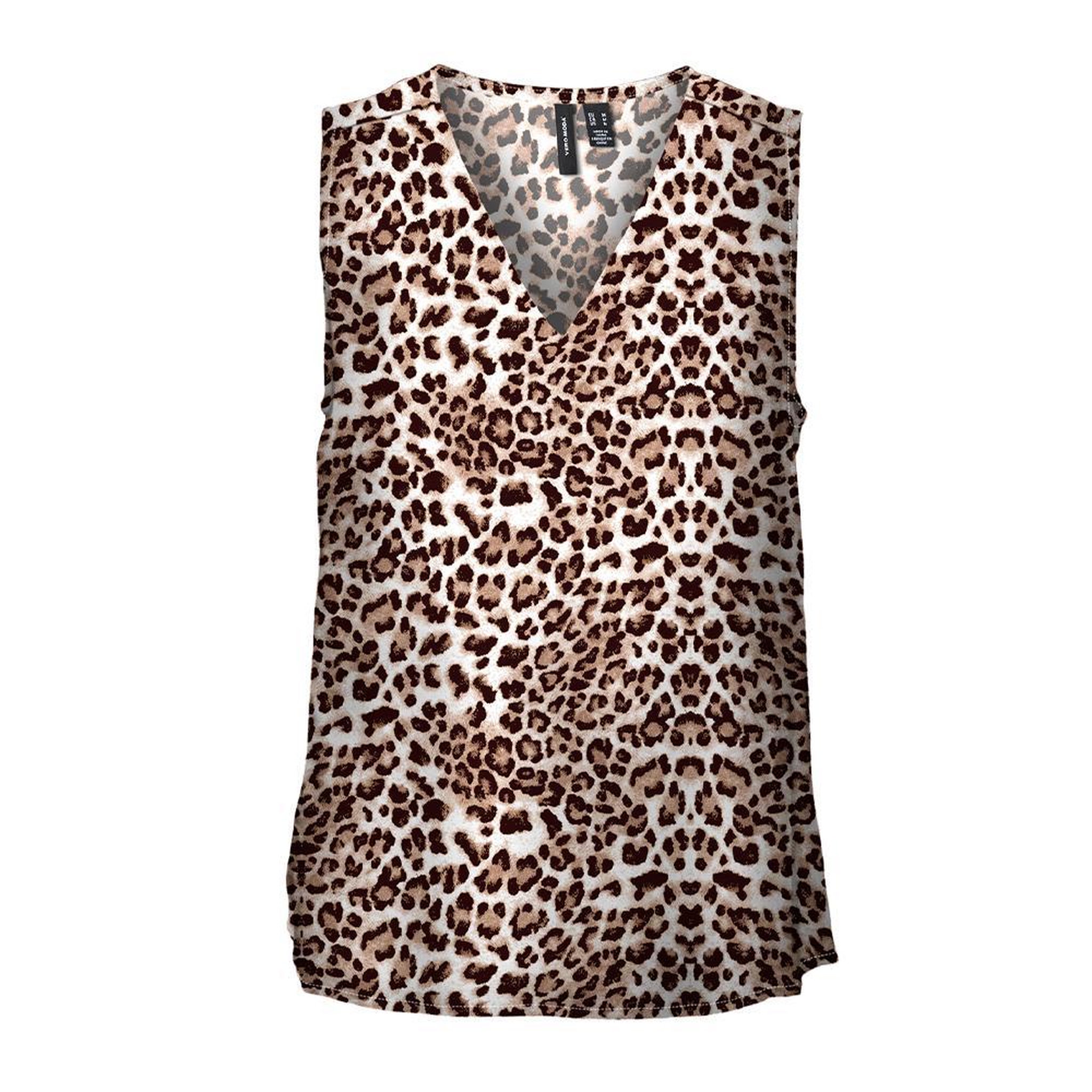 Vero Moda Blouse Marron/ à Motifs Femme Vero Moda Easy Joy. Coloris disponibles : Noir