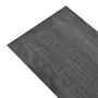 VIDAXL Planches de plancher PVC Non auto-adhesif 5,26 m^2 Noir et blanc